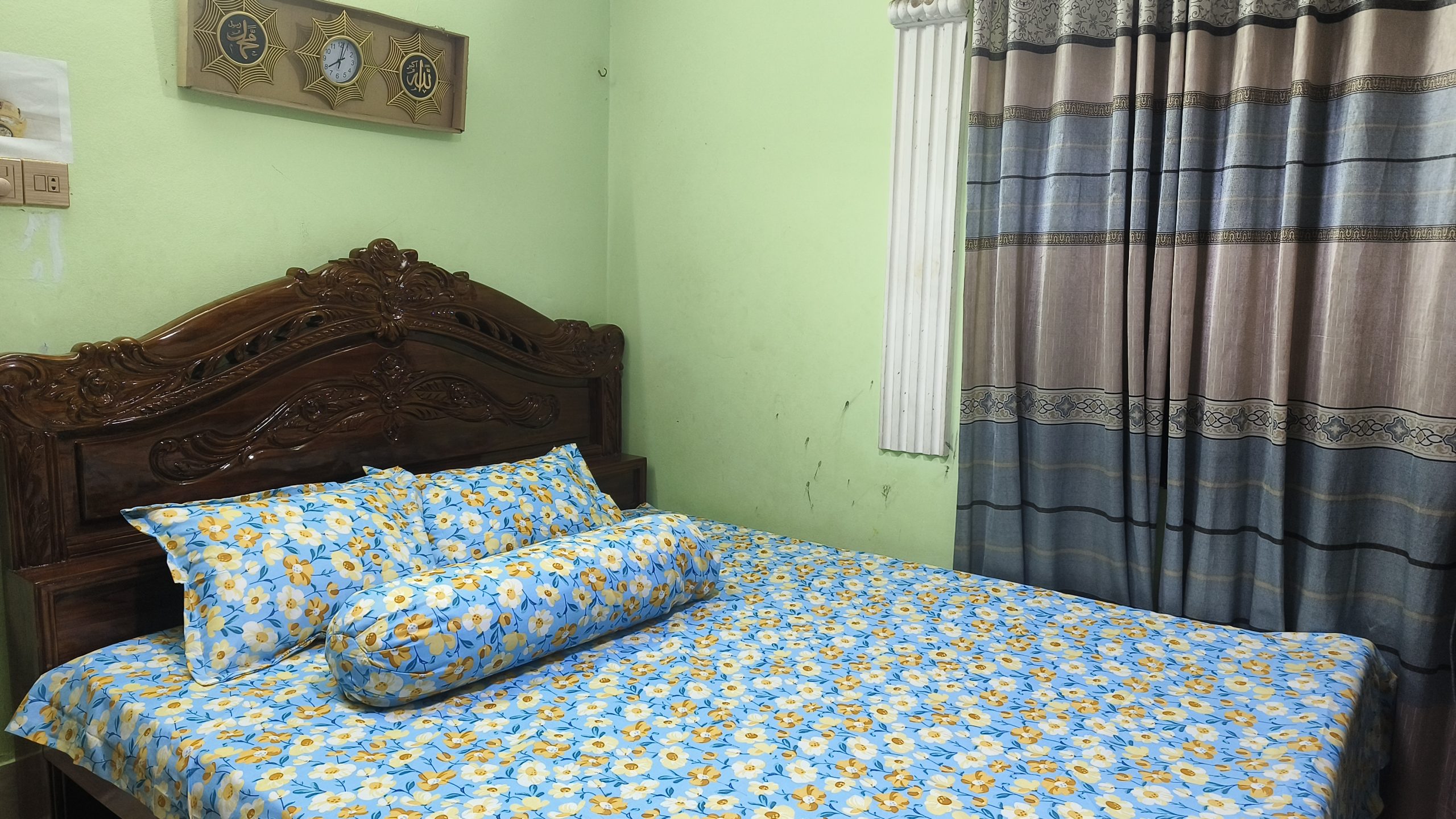 Blue Blossomi 4-Piece Bedsheet Set