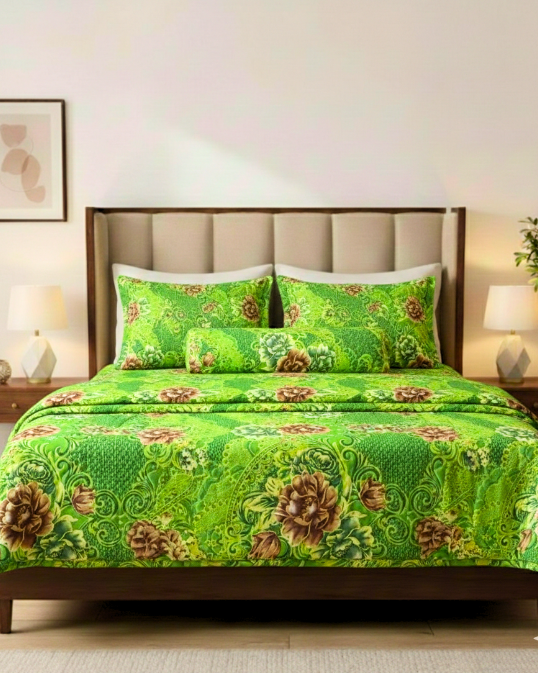 Verdant Bloom 5-Piece AC Katha Set