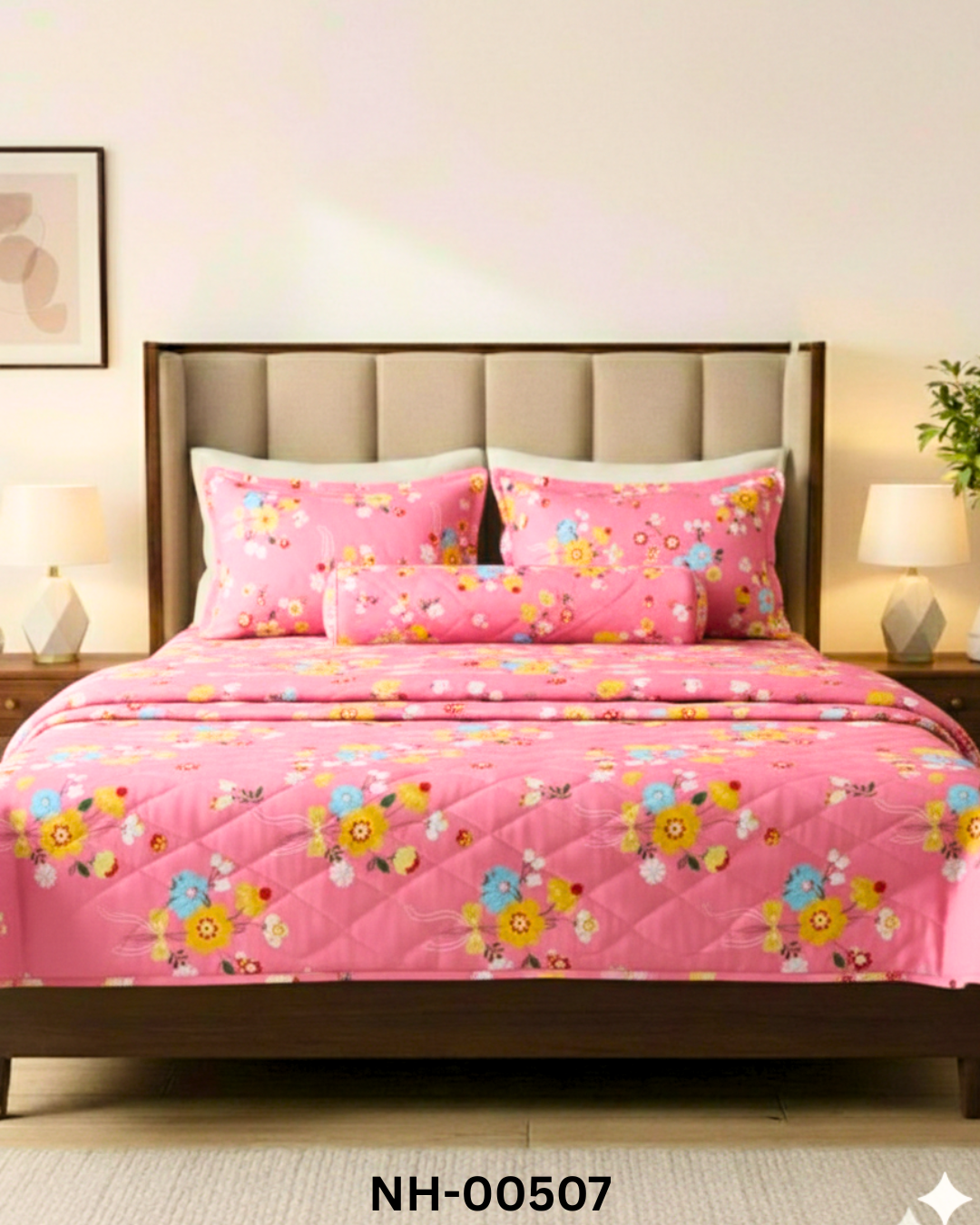 Blossom Fiesta 5-Piece AC Kantha Set