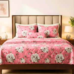 Blush Harmony 5-Piece AC Kantha Set